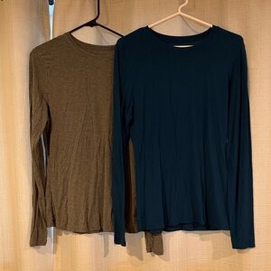 Cuddl Duds Blue Softwear Shirt